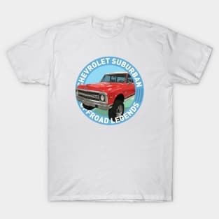 4x4 Offroad Legends: Chevrolet Suburban 5K (red) T-Shirt